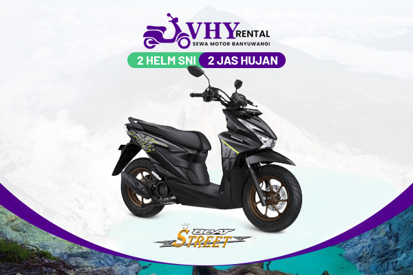 Sewa Motor Banyuwangi - Honda Beat Street