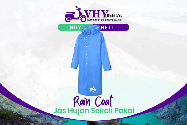 Sewa Motor Banyuwangi - Jas Hujan - Beli Jas Hujan Pendakian