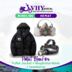 Sewa Motor Banyuwangi - Paket Blue Fire - Sewa Jaket Masker Headlamp