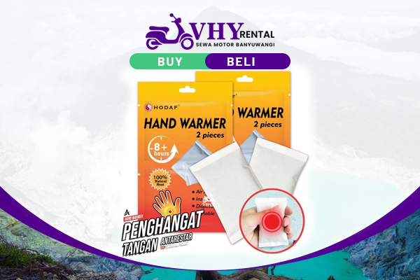 Sewa Motor Banyuwangi - Penghangat Tangan - Beli Penghangat Tangan Pendakian